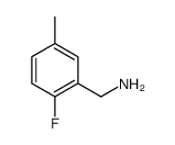 2-FLUORO-5-METHYLBENZYLAMINE structure