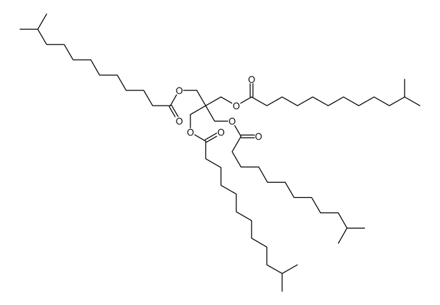 2,2-bis[[(1-oxoisotridecyl)oxy]methyl]propane-1,3-diyl bisisotridecanoate structure