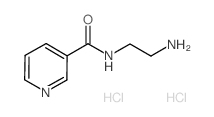 N-(2-氨基乙基)烟酰胺结构式
