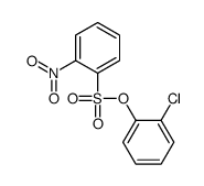 chlorophenyl 2-nitrobenzenesulphonate结构式