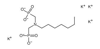 tetrapotassium [(heptylimino)bis(methylene)]bisphosphonate结构式