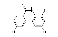N-(2-iodo-4-methoxyphenyl)-4-methoxybenzamide Structure