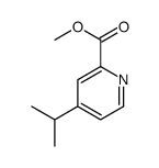 2-Pyridinecarboxylic acid, 4-(1-methylethyl)-, methyl ester Structure