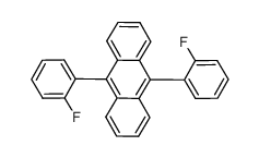 9,10-bis-(2-fluorophenyl)-anthracene Structure