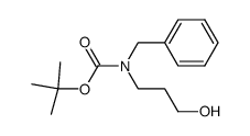 3-(N-benzyl-N-tert-butoxycarbonylamino)propan-1-ol Structure