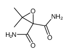 3,3-dimethyl-oxirane-2,2-dicarboxylic acid diamide Structure