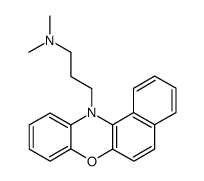 (3-benzo[a]phenoxazin-12-yl-propyl)-dimethyl-amine结构式