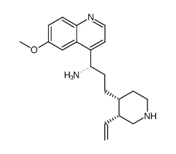 (9Ξ)-6'-methoxy-1,8-seco-cinchonan-9-ylamine结构式