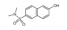 6-(Dimethylsulfamoyl)-2-naphthol Structure