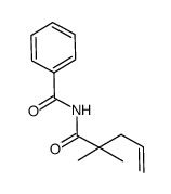 N-(2,2-dimethyl-pent-4-enoyl)-benzamide Structure