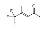 5,5,5-trifluoro-4-methylpent-3-en-2-one结构式