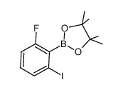 2-Fluoro-6-iodophenylboronic acid pinacol ester Structure