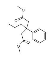 3-phenyl-3-propyl-glutaric acid dimethyl ester Structure