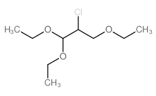Propane,2-chloro-1,1,3-triethoxy- Structure