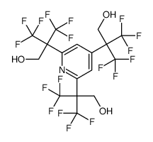 2-[2,6-bis[1,1,1,3,3,3-hexafluoro-2-(hydroxymethyl)propan-2-yl]pyridin-4-yl]-3,3,3-trifluoro-2-(trifluoromethyl)propan-1-ol结构式