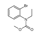 methyl (2-bromophenyl)(ethyl)carbamate结构式