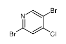 2,5-二溴-4-氯吡啶结构式