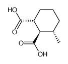 (+-)-3c-methyl-cyclohexane-1r,2t-dicarboxylic acid Structure