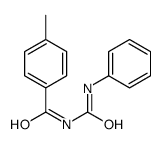 4-methyl-N-(phenylcarbamoyl)benzamide Structure