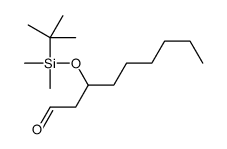 3-[tert-butyl(dimethyl)silyl]oxynonanal结构式