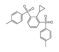2-cyclopropyl-1,3-bis-(4-methylphenyl)sulfonylbenzene Structure