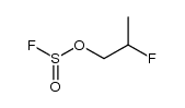 2-fluoropropyl fluorosulfite结构式