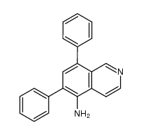6,8-diphenylisoquinolin-5-amine Structure