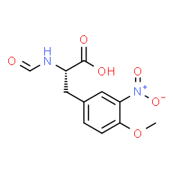 (S)-2-FORMAMIDO-3-(4-METHOXY-3-NITROPHENYL)PROPANOIC ACID Structure
