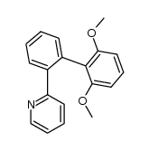 2-(2',6'-dimethoxybiphenyl-2-yl)pyridine Structure
