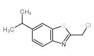 Benzothiazole, 2-(chloromethyl)-6-(1-methylethyl)- (9CI)结构式