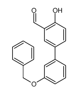 2-hydroxy-5-(3-phenylmethoxyphenyl)benzaldehyde结构式