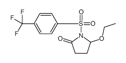 5-ethoxy-1-[4-(trifluoromethyl)phenyl]sulfonylpyrrolidin-2-one结构式