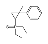 diethyl-(2-methyl-2-phenylcyclopropyl)-sulfanylidene-λ5-phosphane结构式