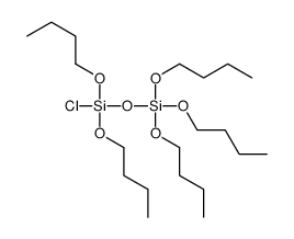 tributyl [dibutoxy(chloro)silyl] silicate Structure