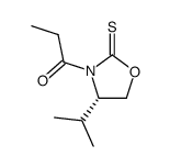 1-[(4S)-4-(1-Methylethyl)-2-thioxo-3-oxazolidinyl]- structure