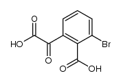 (3-bromo-2-carboxy-phenyl)-glyoxylic acid Structure
