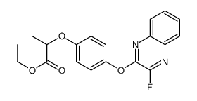 ethyl 2-[4-(3-fluoroquinoxalin-2-yl)oxyphenoxy]propanoate Structure