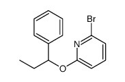2-Bromo-6-(1-phenyl-propoxy)-pyridine structure
