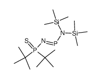 N,N-bis(trimethylsilyl)-N'-aminoiminophosphine Structure