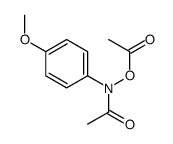 (N-acetyl-4-methoxyanilino) acetate Structure