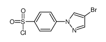 4-(4-Bromo-1H-pyrazol-1-yl)benzenesulfonyl chloride Structure