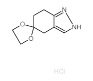 2',4',6',7'-Tetrahydrospiro[1,3-dioxolane-2,5'-indazole] hydrochloride Structure
