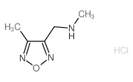 甲基-(4-甲基-呋咱-3-甲基)-胺盐酸盐结构式