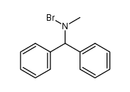 N-bromo-N-methyl-1,1-diphenylmethanamine Structure