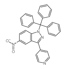 5-硝基-3-(吡啶-4-基)-1-三苯甲游基-1H-吲唑图片