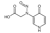 Glycine, N-(4-hydroxy-3-pyridinyl)-N-nitroso- (9CI) Structure