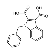 1-benzylindole-2,3-dicarboxylic acid Structure