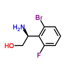 (2S)-2-Amino-2-(2-bromo-6-fluorophenyl)ethanol Structure