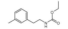 ethyl 3-methylphenethylcarbamate结构式