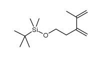 tert-butyldimethyl((4-methyl-3-methylenepent-4-en-1-yl)oxy)silane Structure